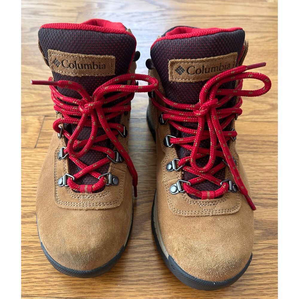 Columbia Newton Ridge Plus Hiking Boots Suede Brown BK4552-286 Women's 7.5 - Picture 6 of 8